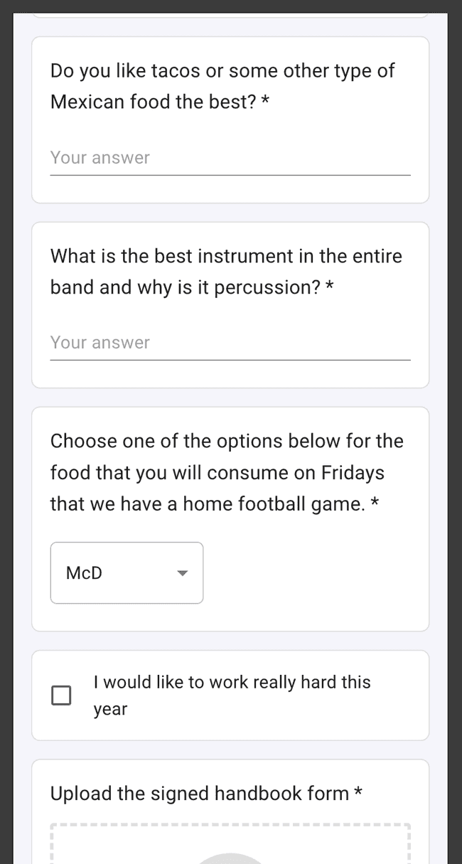 Long questions will look great on small screens
